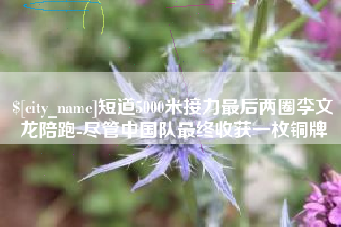 福安短道5000米接力最后两圈李文龙陪跑-尽管中国队最终收获一枚铜牌