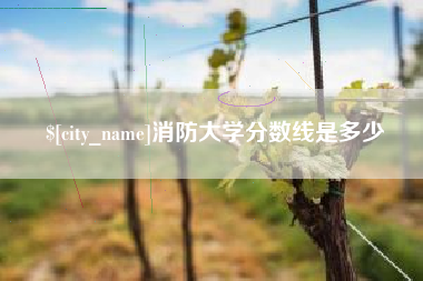 福安消防大学分数线是多少