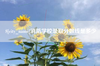 福安消防学校录取分数线是多少