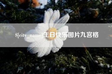 福安生日快乐图片九宫格