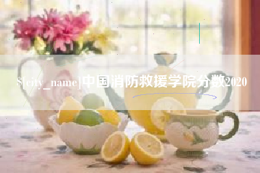 福安中国消防救援学院分数2020