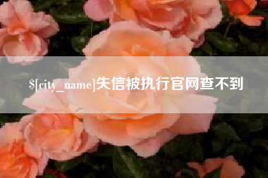 福安失信被执行官网查不到