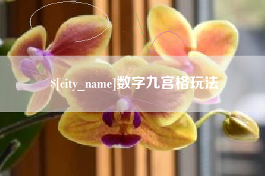 福安数字九宫格玩法