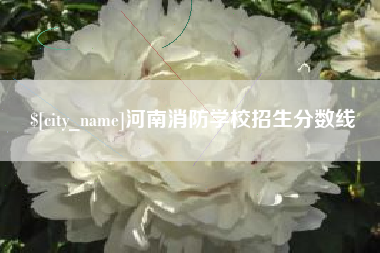 福安河南消防学校招生分数线