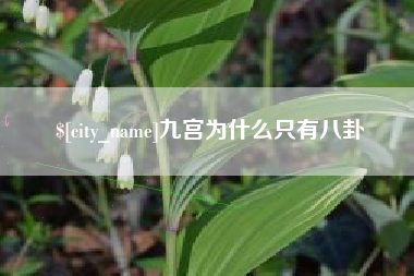 福安九宫为什么只有八卦