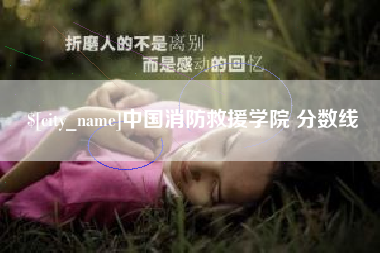 福安中国消防救援学院 分数线