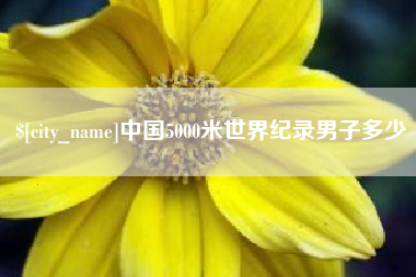 福安中国5000米世界纪录男子多少