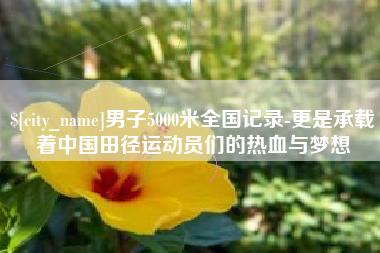 福安男子5000米全国记录-更是承载着中国田径运动员们的热血与梦想
