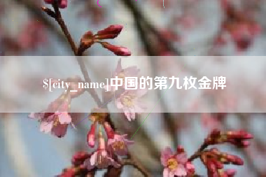 福安中国的第九枚金牌