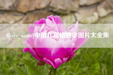 福安中国九宫格数字图片大全集
