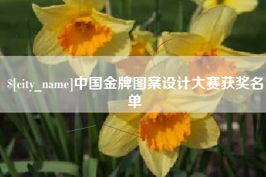 福安中国金牌图案设计大赛获奖名单