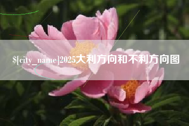 福安2025大利方向和不利方向图