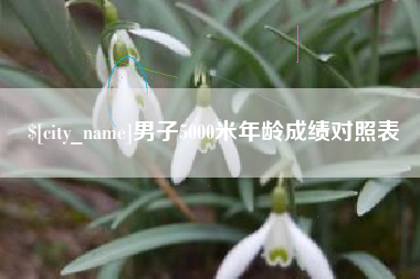 福安男子5000米年龄成绩对照表