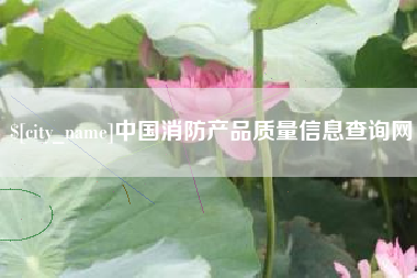 福安中国消防产品质量信息查询网