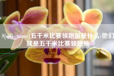 福安五千米比赛领跑员是什么-他们就是五千米比赛领跑员