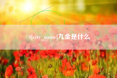 福安九金是什么