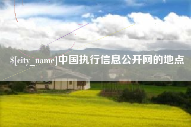 福安中国执行信息公开网的地点