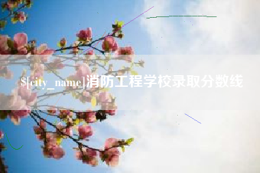 福安消防工程学校录取分数线