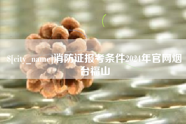 福安消防证报考条件2024年官网烟台福山
