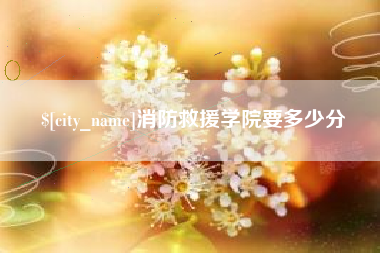 福安消防救援学院要多少分